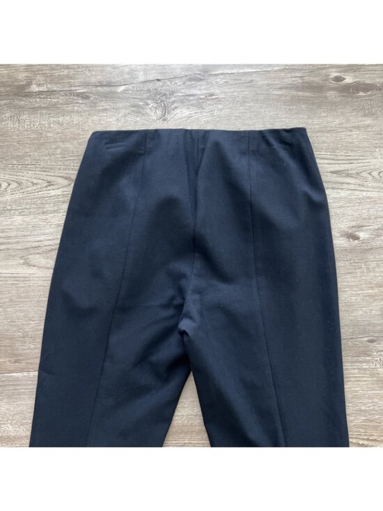 Vince Stitch Front Seamed Pants Womens Medium Navy Ankle Cropped - Picture 14 of 16